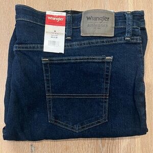 NWT Wrangler Authentics dark wash jeans 44x29